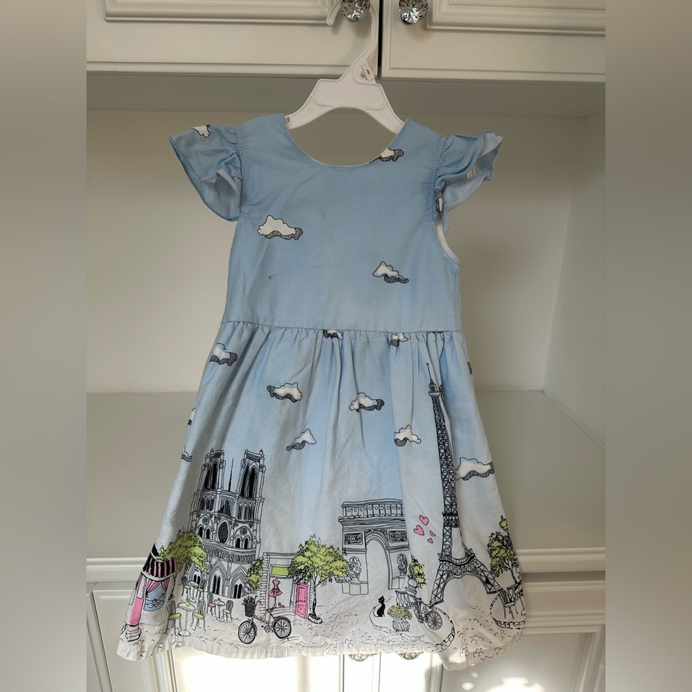 Girls French dress. Size 110 (approx size 5)